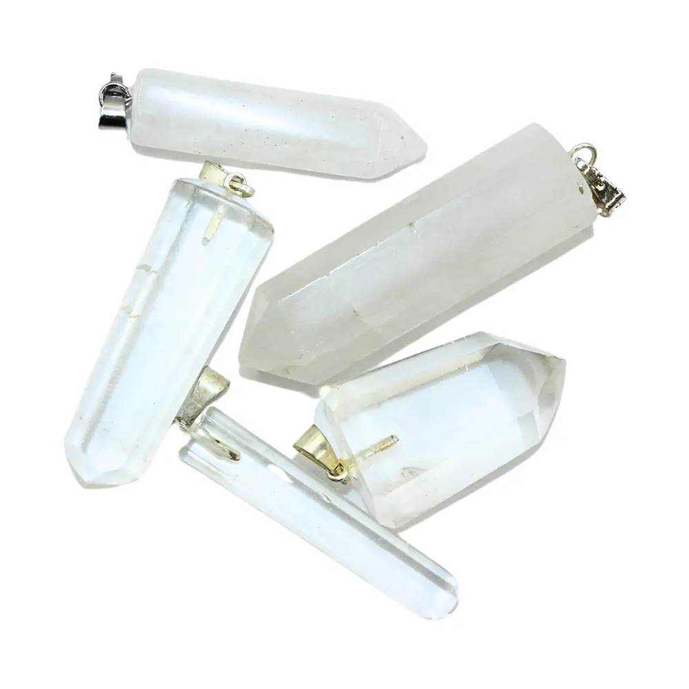 clear quartz pendant