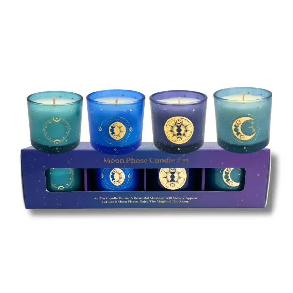 moon phase candle set